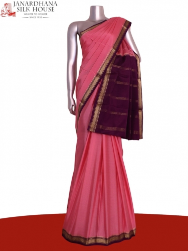 Pure Mysore Crepe Silk Saree